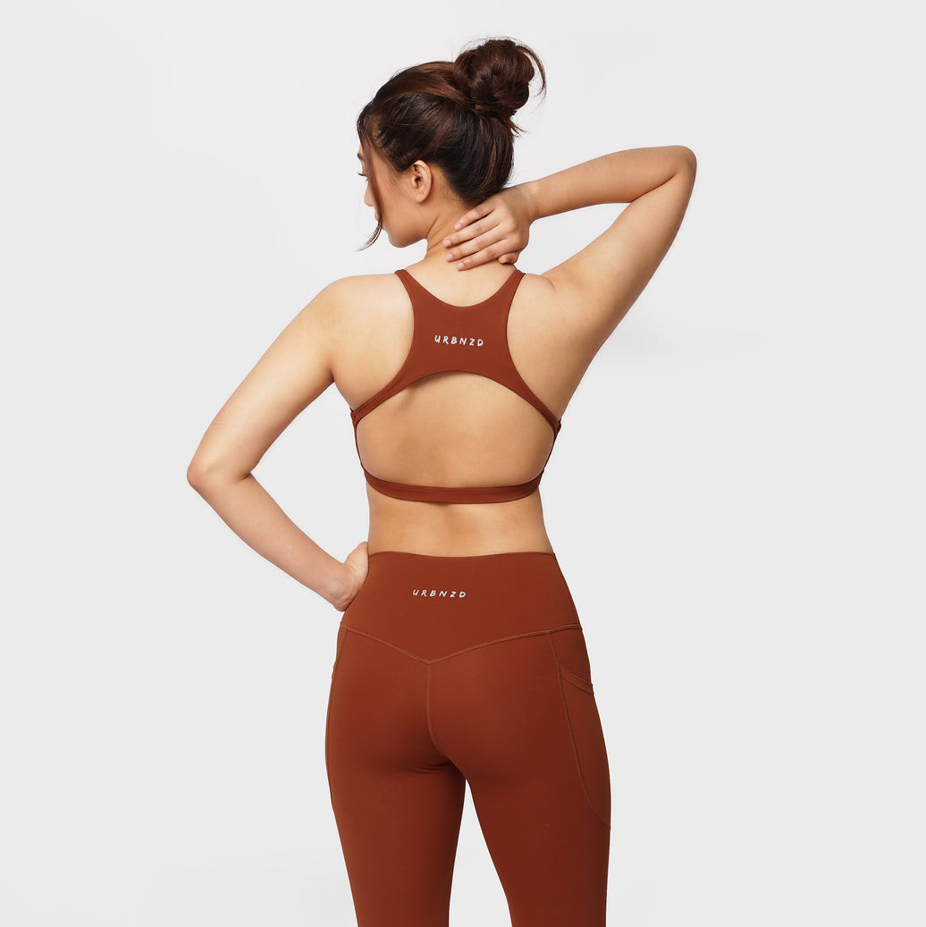 Apex High Neck Bra - Mars