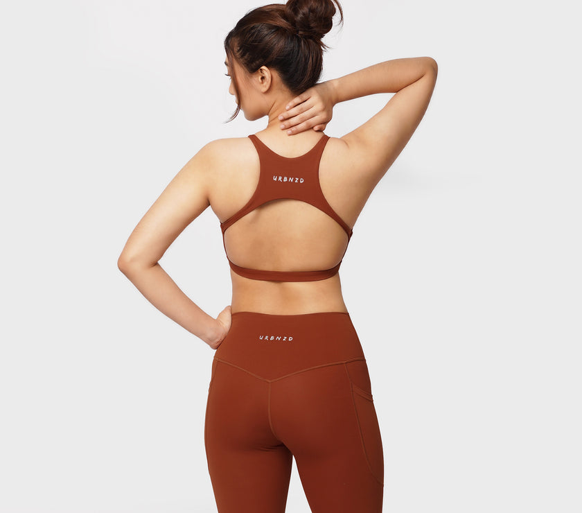 Apex High Neck Bra - Mars