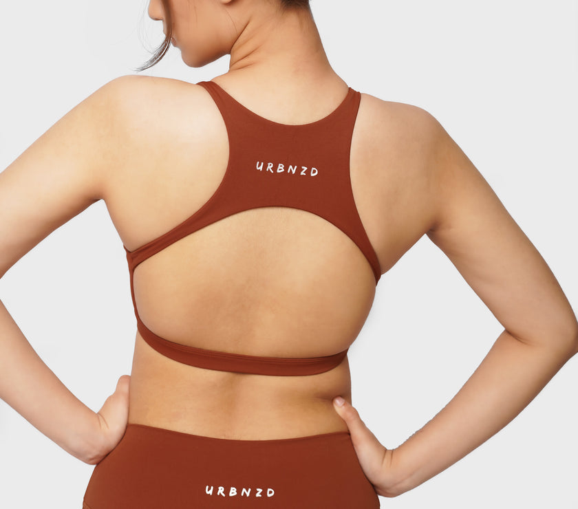 Apex High Neck Bra - Mars
