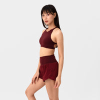 Apex High Neck Bra - Rouge