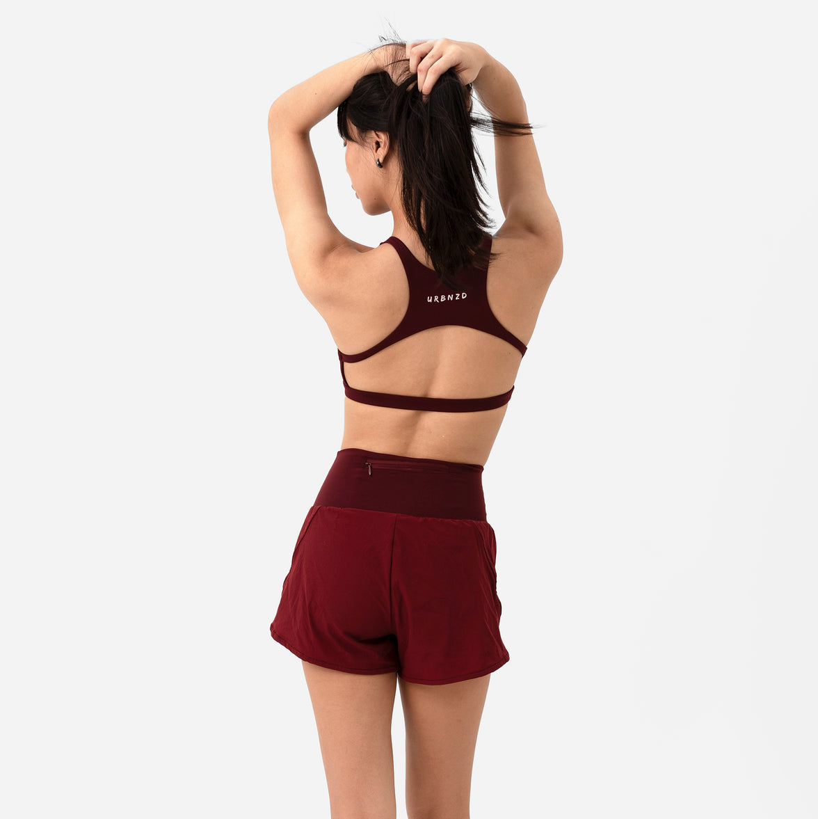 Apex High Neck Bra - Rouge