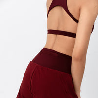 Apex High Neck Bra - Rouge