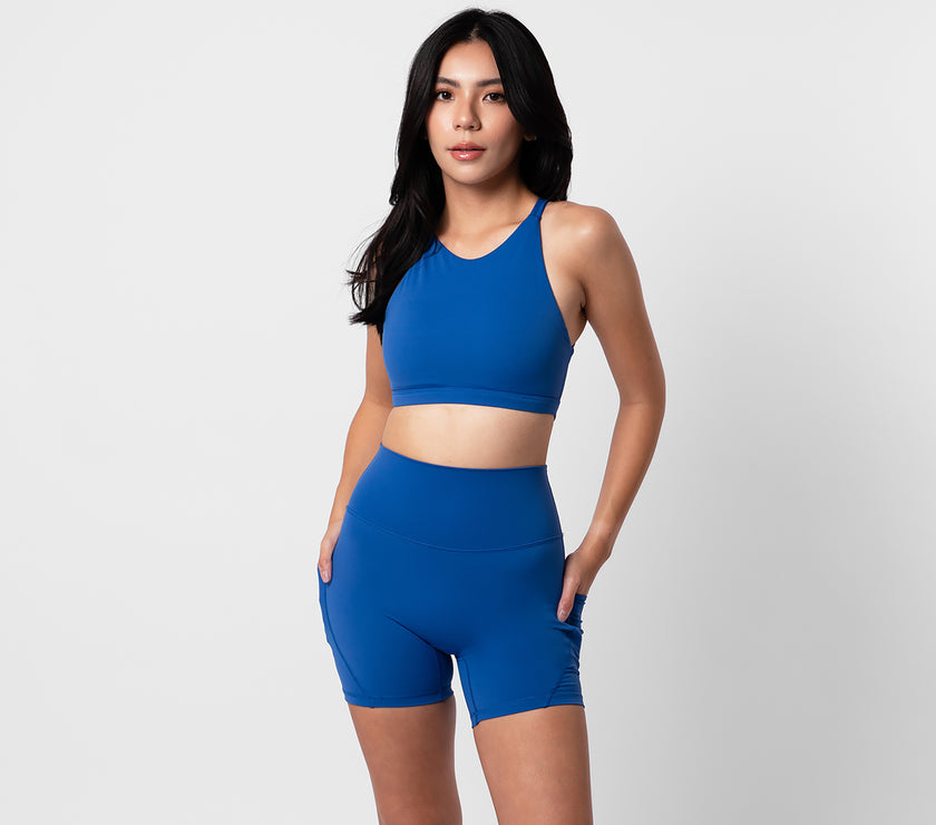 Apex High Neck Bra - Sonic