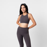 Apex High Neck Bra - Storm