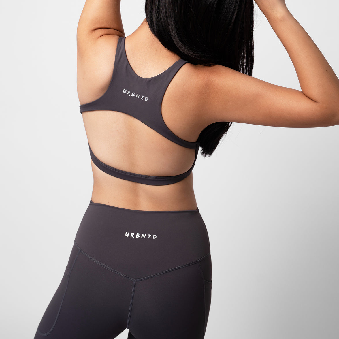 Apex High Neck Bra - Storm