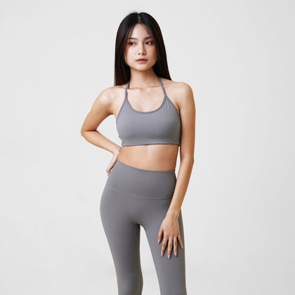Trilly Halter Bra - Heather - Urbanized Co. S