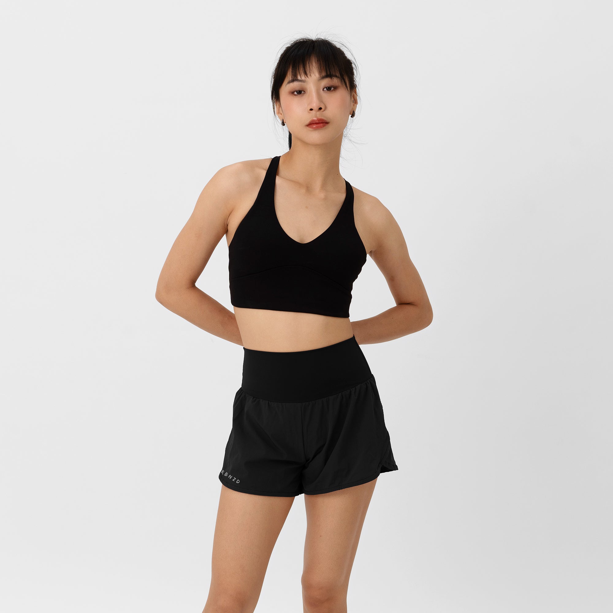 Pointe Strappy Bra - Black