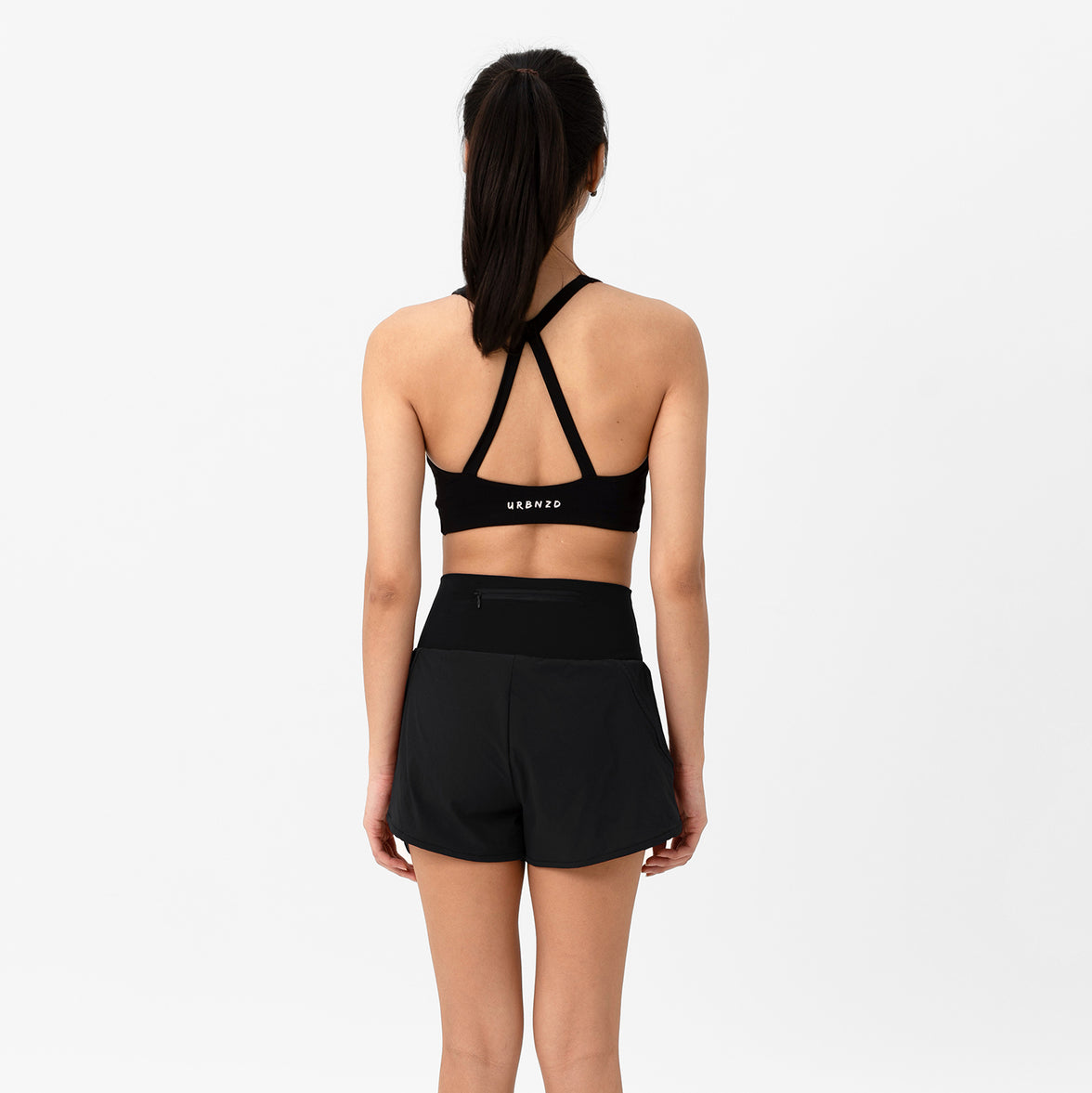 Pointe Strappy Bra - Black