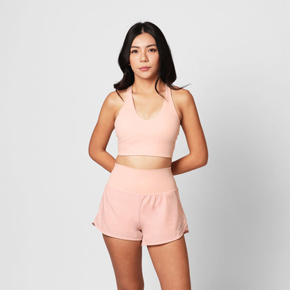 Pointe Strappy Bra - Bloom