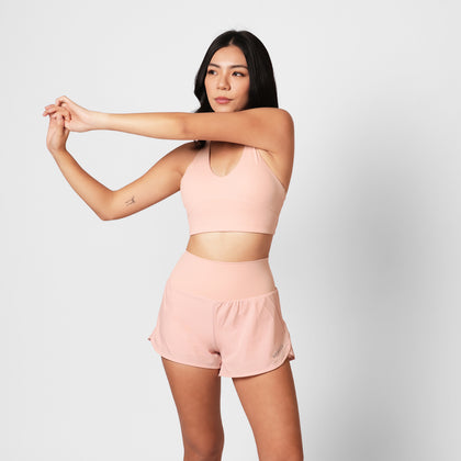 Pointe Strappy Bra - Bloom
