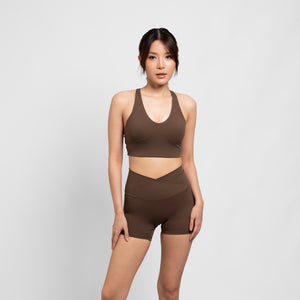 Pointe Strappy Bra - Olive