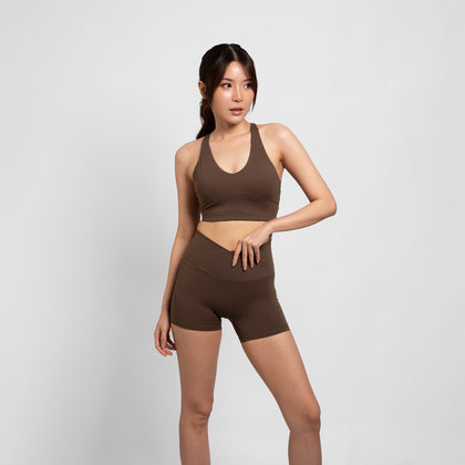 Pointe Strappy Bra - Olive