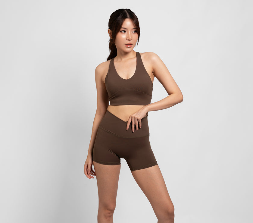 Pointe Strappy Bra - Olive