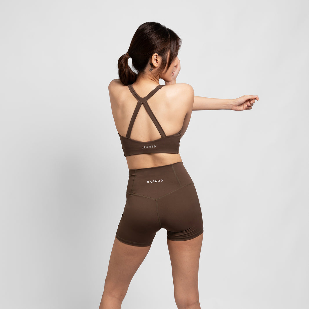 Pointe Strappy Bra - Olive