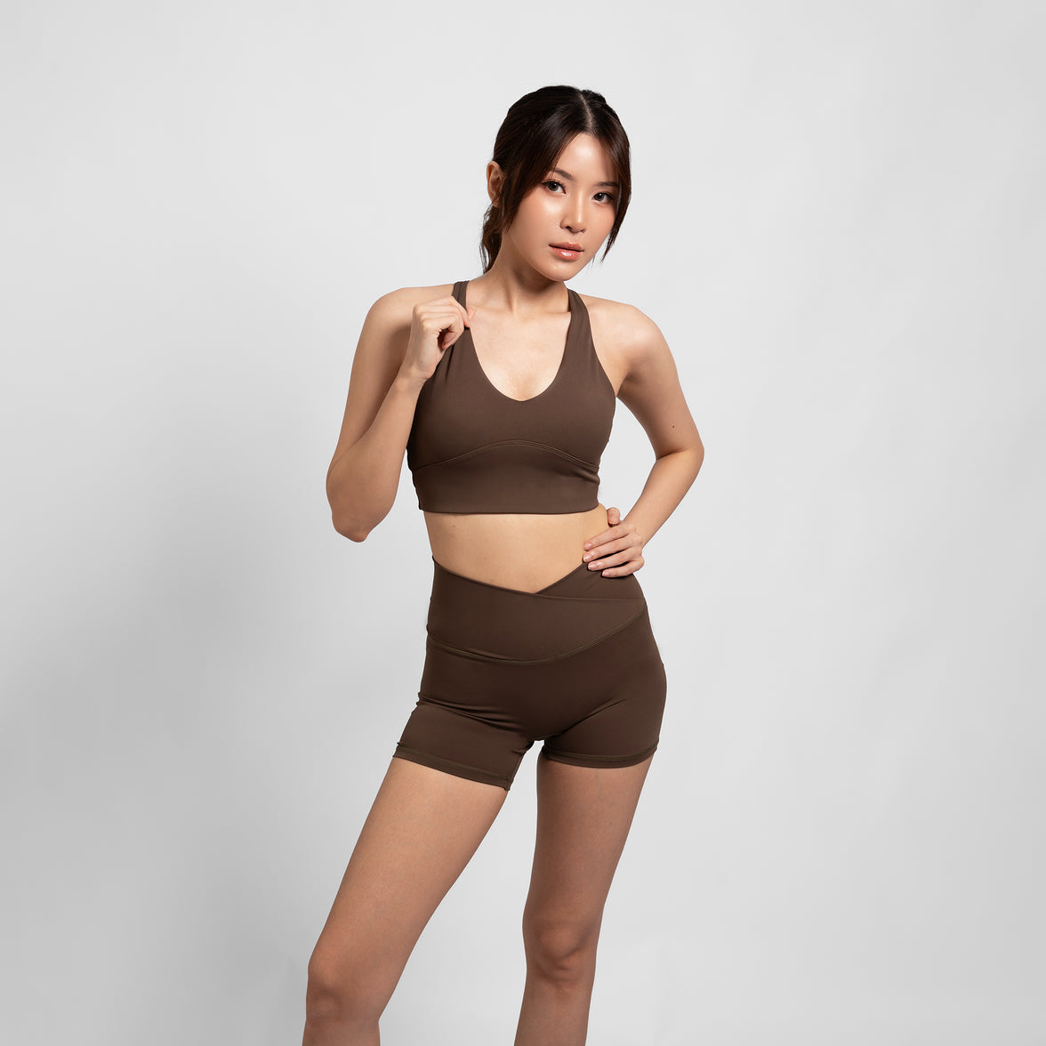 Pointe Strappy Bra - Olive