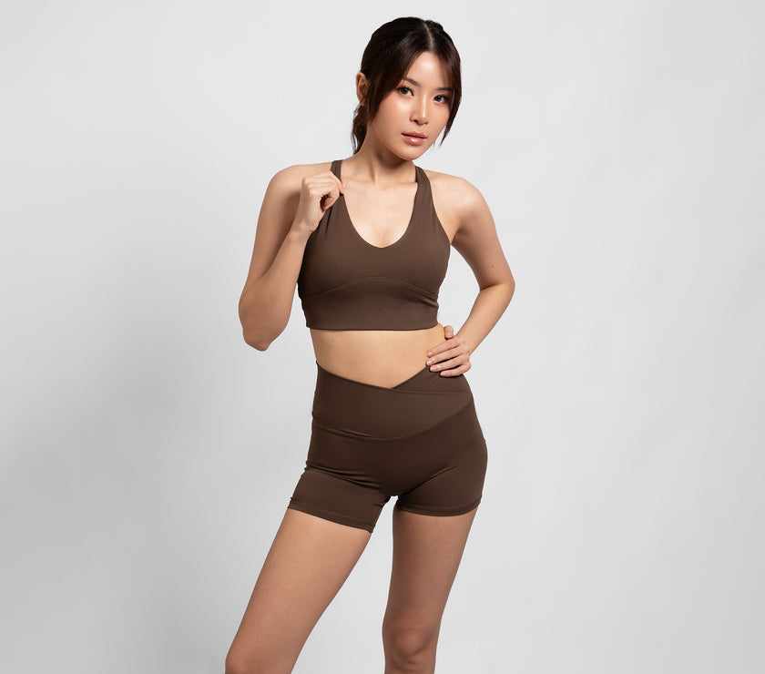 Pointe Strappy Bra - Olive