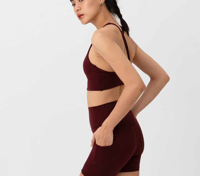 Pointe Strappy Bra - Rouge