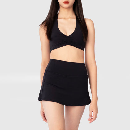 Archie Halter Scrunch Bra - Black - Urbanized Co. S