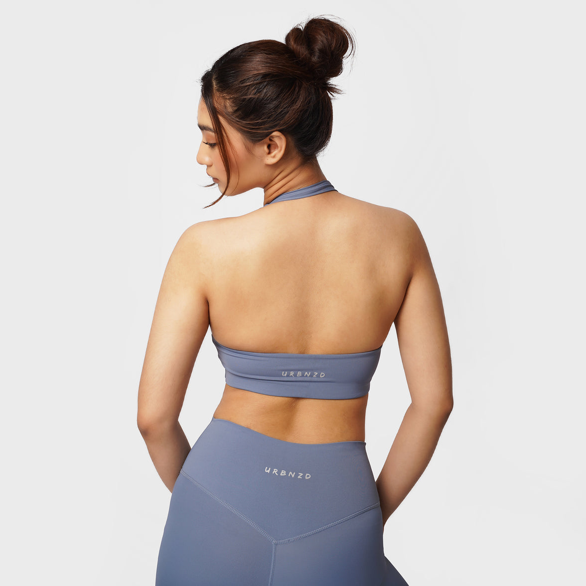 Archie Halter Scrunch Bra - Haze