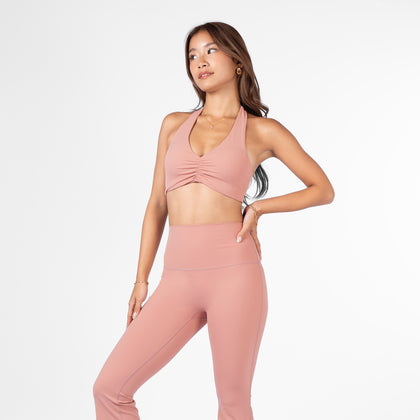 Archie Halter Scrunch Bra - Lolly