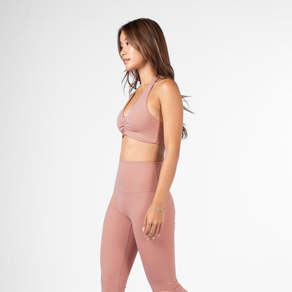 Archie Halter Scrunch Bra - Lolly