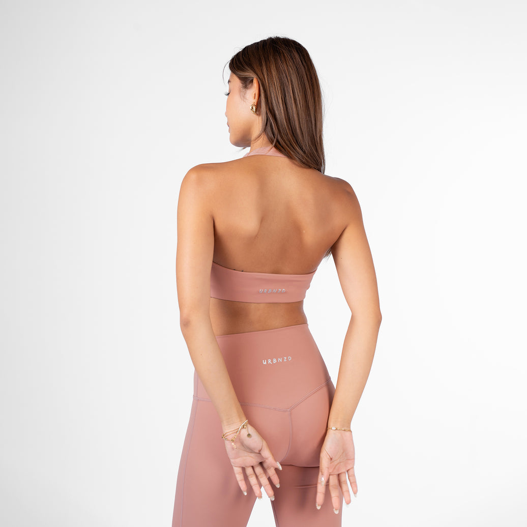 Archie Halter Scrunch Bra - Lolly