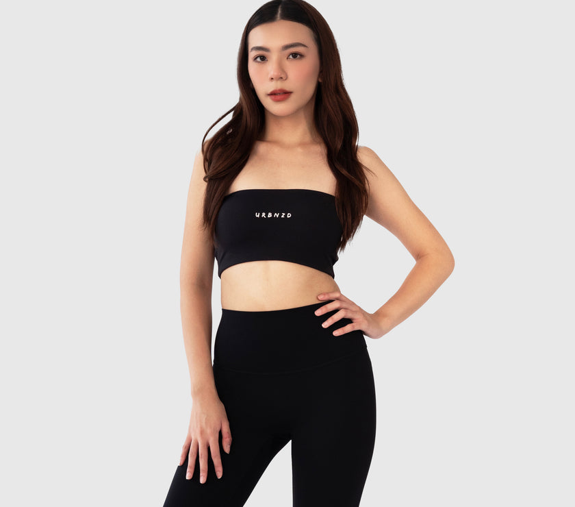 Hadid Bandeau Bra - Black - Urbanized Co. S