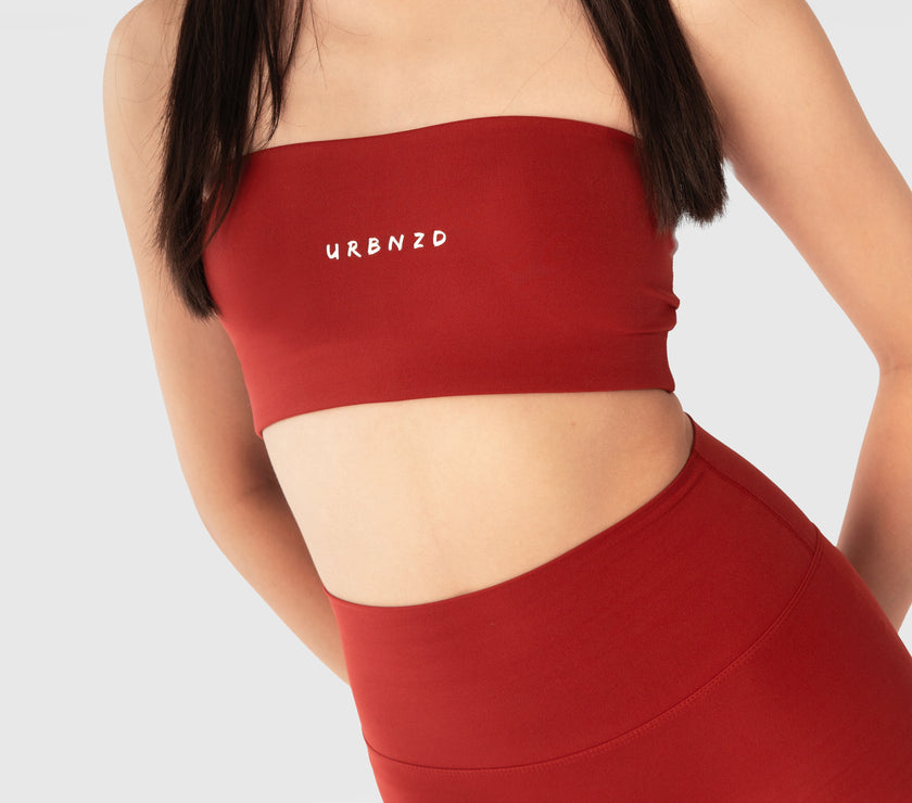 Hadid Bandeau Bra - Cherry - Urbanized Co. S