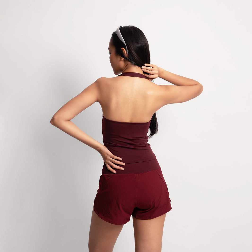 Archie Halter Tank - Rouge