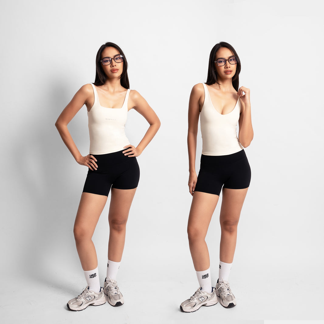 Reversible Duo Tank - Milk