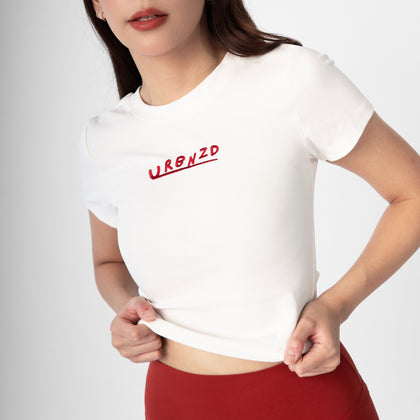 Popstar Baby Tee - White - Urbanized Co. S