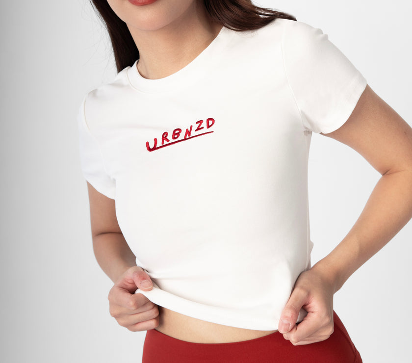 Popstar Baby Tee - White - Urbanized Co. S