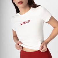 Popstar Baby Tee - White - Urbanized Co. S