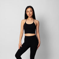 Reverie Crossback Tank - Black