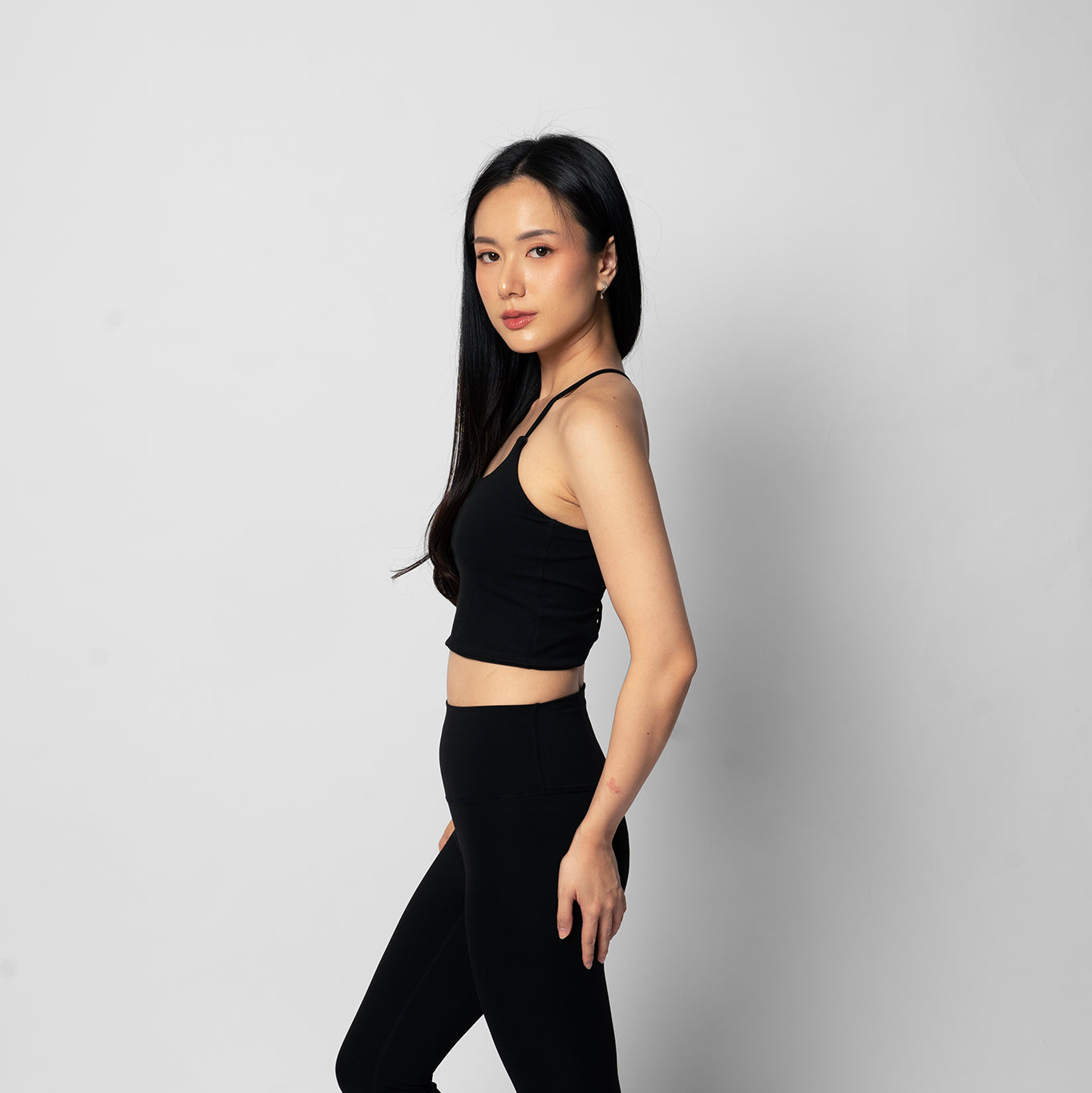 Reverie Crossback Tank - Black