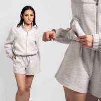 Formula Crop Jacket - Snow Marl