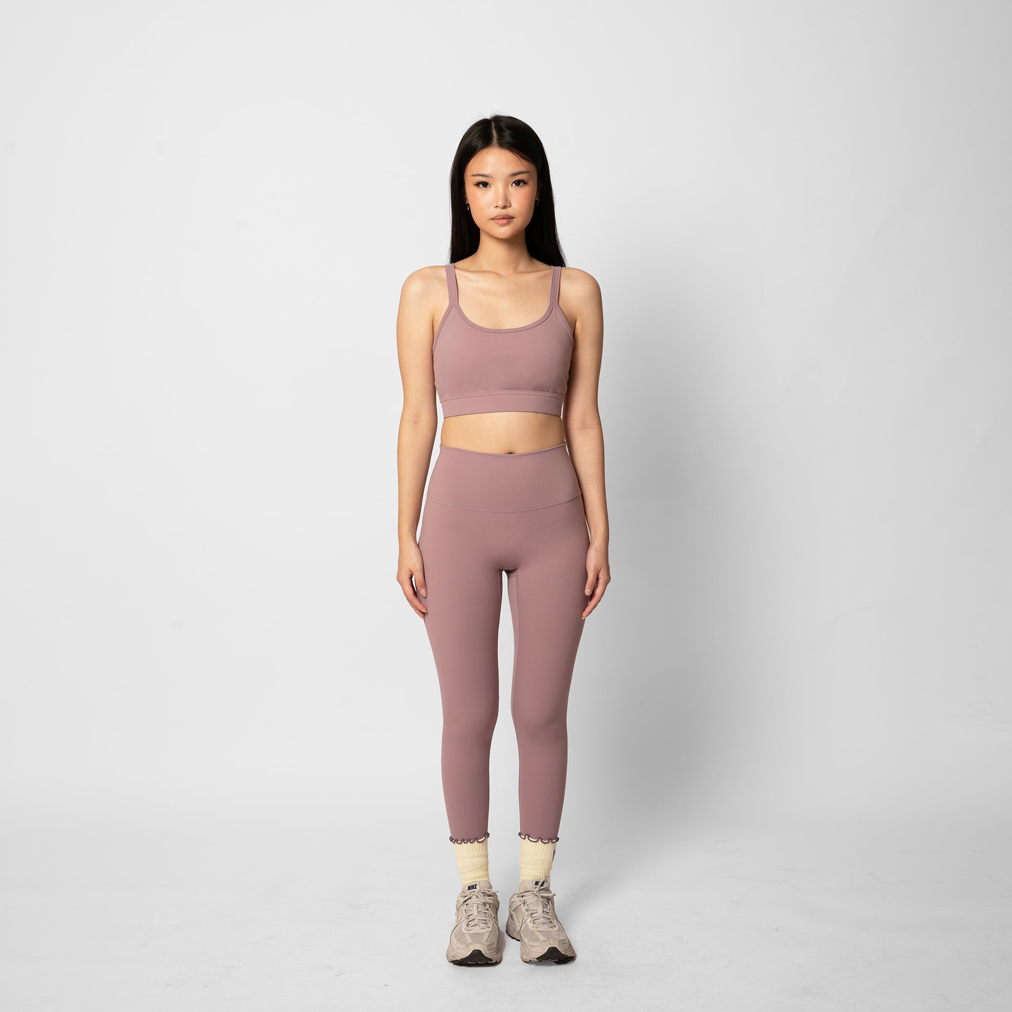 Scrunch Bum Leggings - Plum