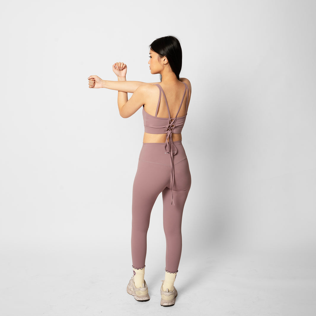 Scrunch Bum Leggings - Plum