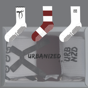 Urbnzd Crew Grip Socks - Giftbox Set of 3 - Urbanized Co. Default Title