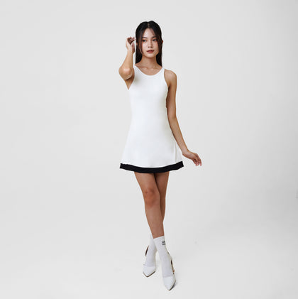 Stark Dip Dress - White - Urbanized Co. S