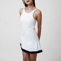 Stark Dip Dress - White - Urbanized Co. S