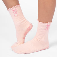 Urbnzd Crew Grip Socks - Lolly with Frill