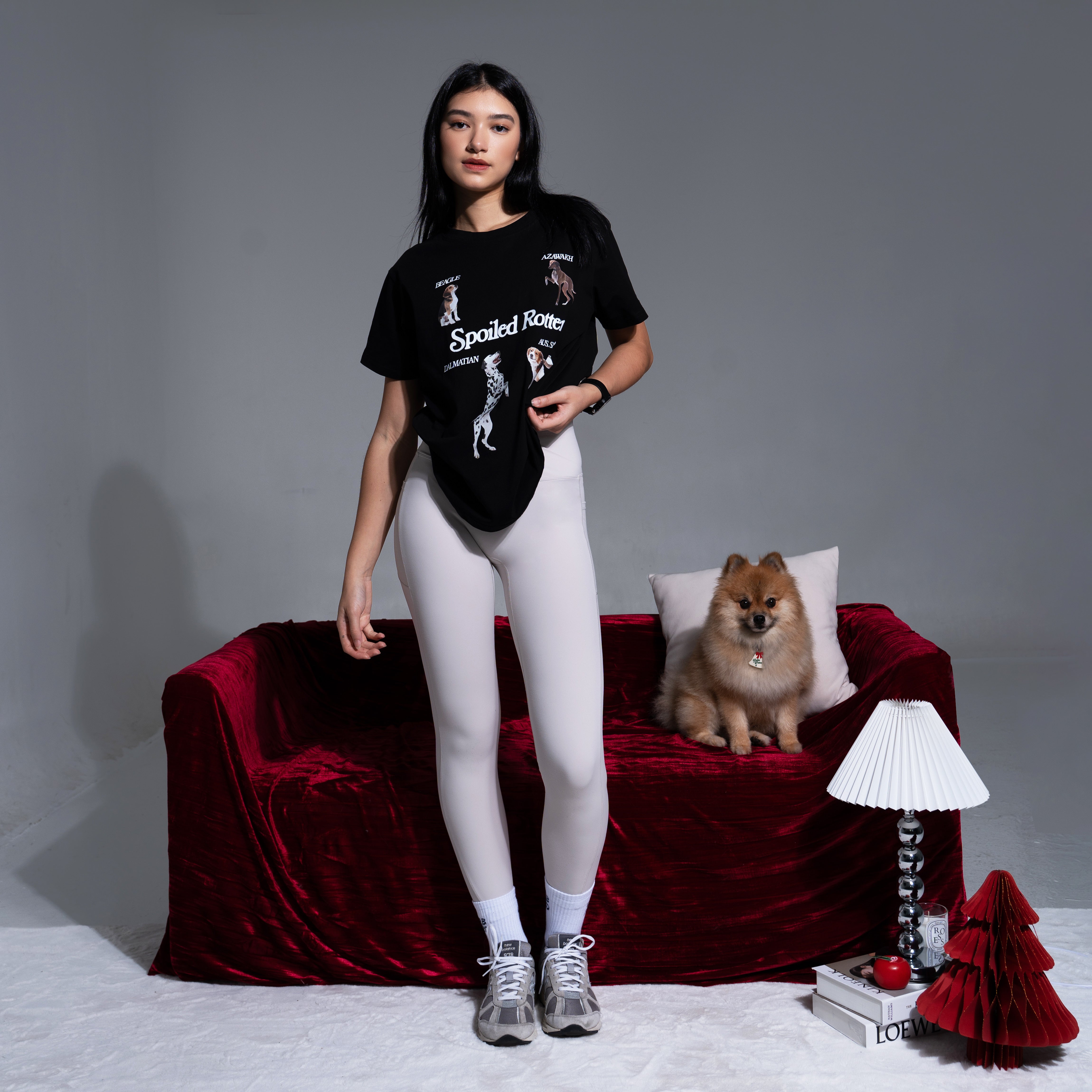 Spoiled Rotten Dog Oversized Tee - Black - Urbanized Co. S