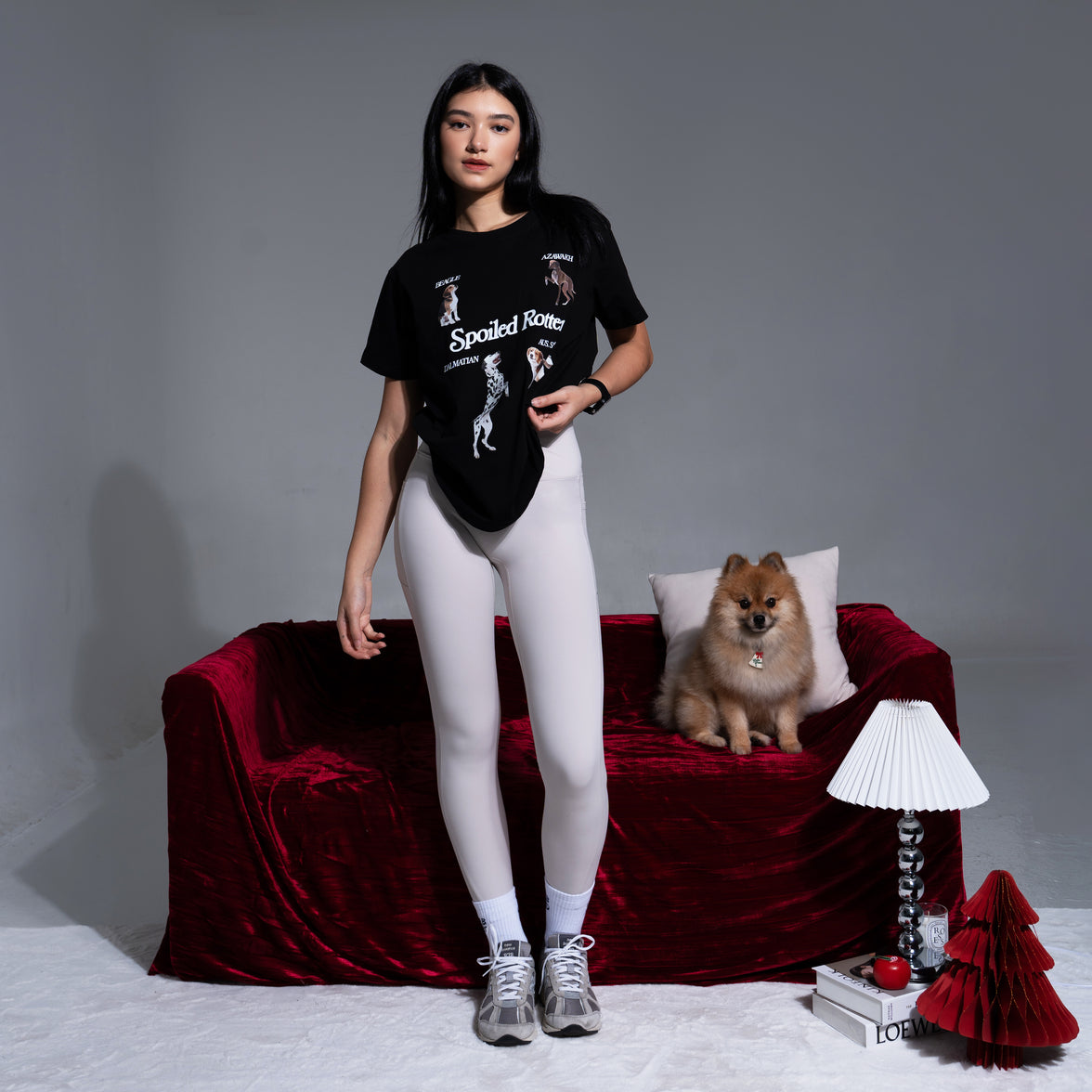 Spoiled Rotten Dog Oversized Tee - Black - Urbanized Co. S