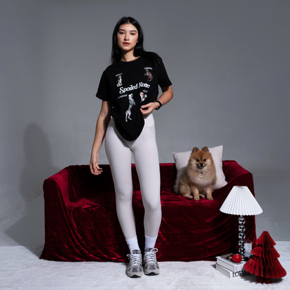 Spoiled Rotten Dog Oversized Tee - Black - Urbanized Co. S