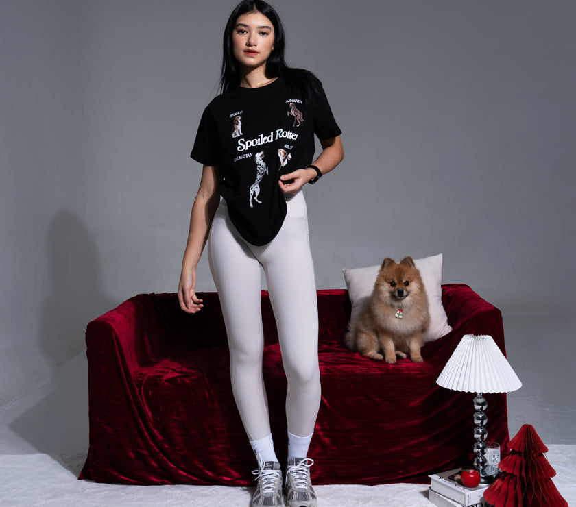 Spoiled Rotten Dog Oversized Tee - Black - Urbanized Co. S