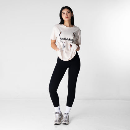 Spoiled Rotten Dog Oversized Tee - Cream - Urbanized Co. S