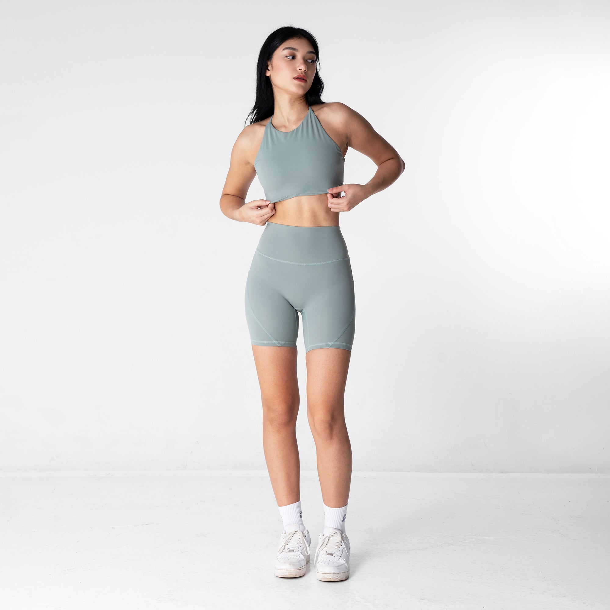 Cali Strappy Bra - Sage - Urbanized Co. S