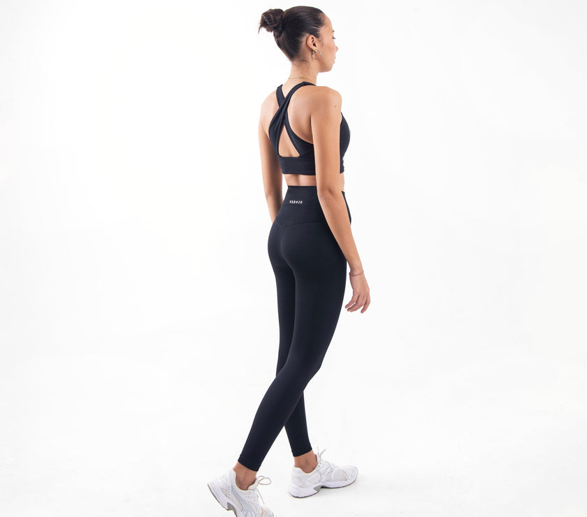 Revitalise Highrise Leggings - Black - Urbanized Co. S