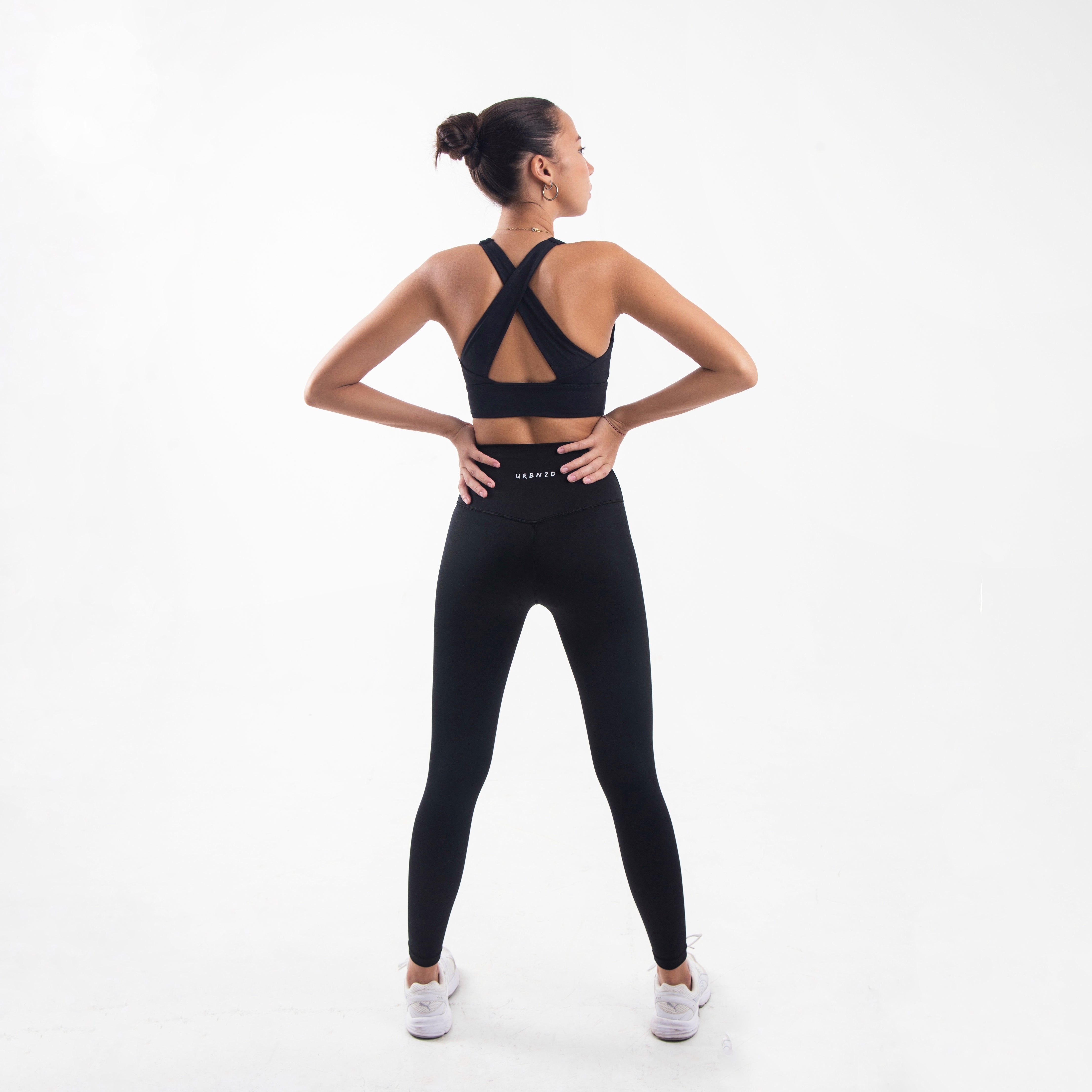 Revitalise Highrise Leggings - Black - Urbanized Co. S